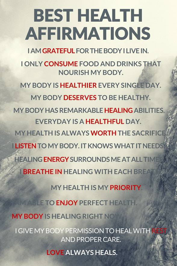 health-affirmations - It's Time For Me